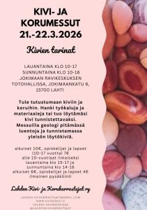 Lahden Kivi- ja korumessut 2026.